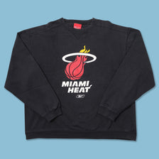 Vintage Reebok Miami Heat Sweater XLarge 