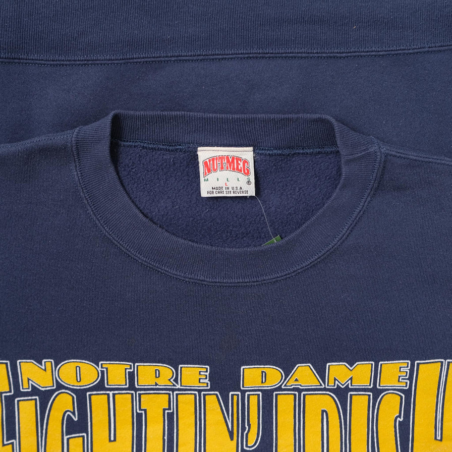 Vintage Notre Dame Sweater Large 