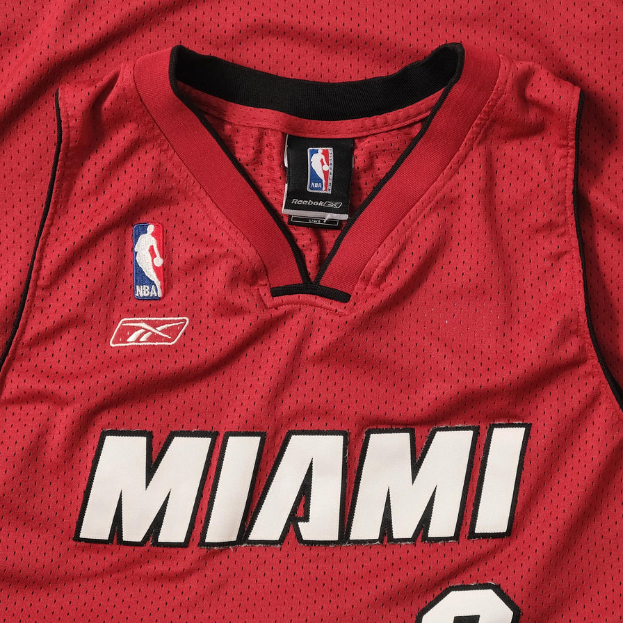 Reebok Miami Heat Wade Jersey Large 