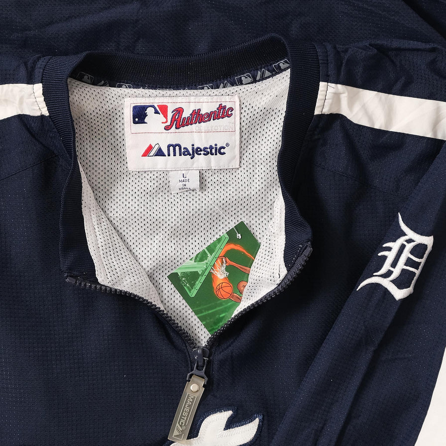 Vintage Detroit Tigers Windbreaker Large 