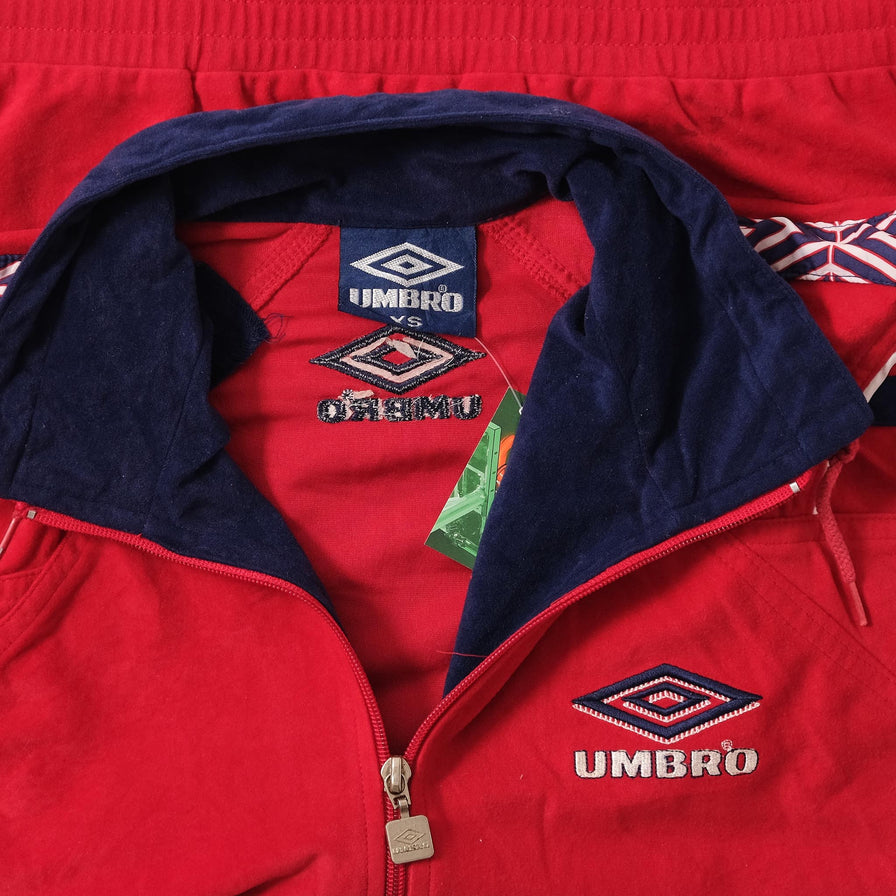 Vintage Women's Umbro Track Jacket Medium 