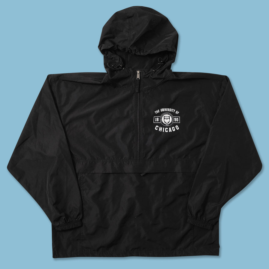 Champion University of Chicago Half Zip Windbreaker XLarge 