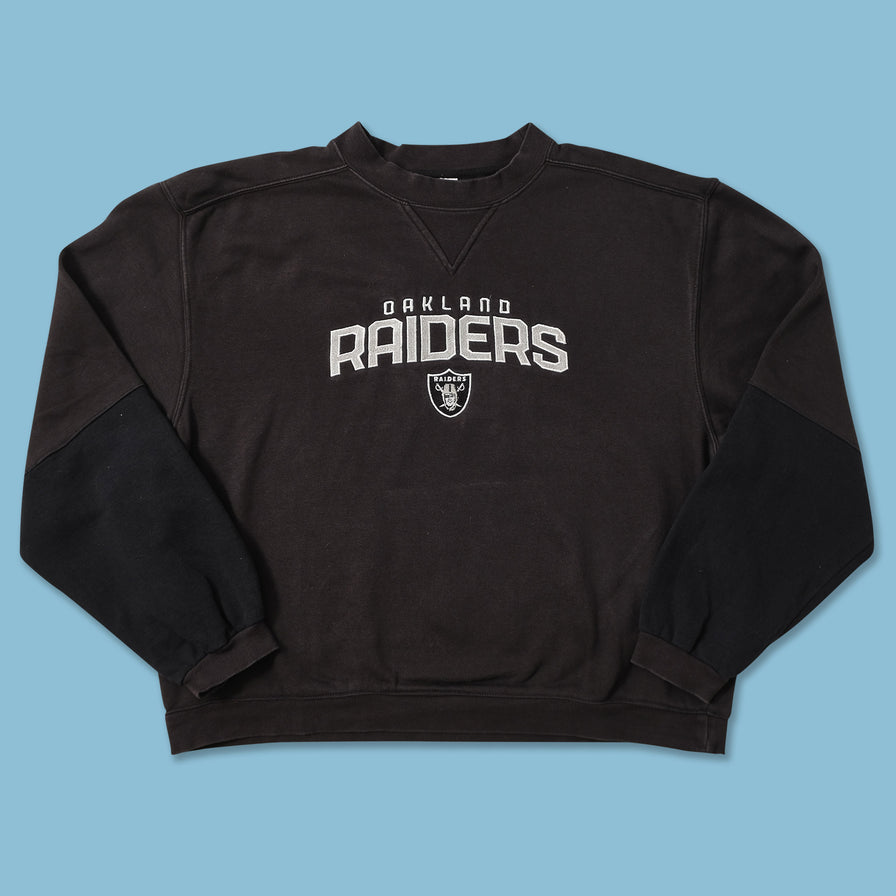 Vintage Reebok Oakland Raiders Sweater Large 