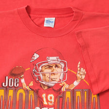1993 Salem Kansas City Chiefs Montana T-Shirt XLarge