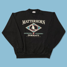 Vintage Matternhorn Zermatt Sweater Large 