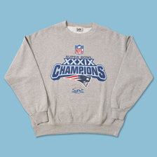 2005 New England Patriots Super Bowl Sweater XLarge 