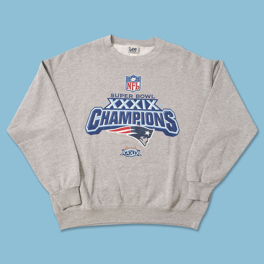 2005 New England Patriots Super Bowl Sweater XLarge 