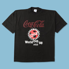 Vintage Coca Cola World Cup 98 T-Shirt Large 