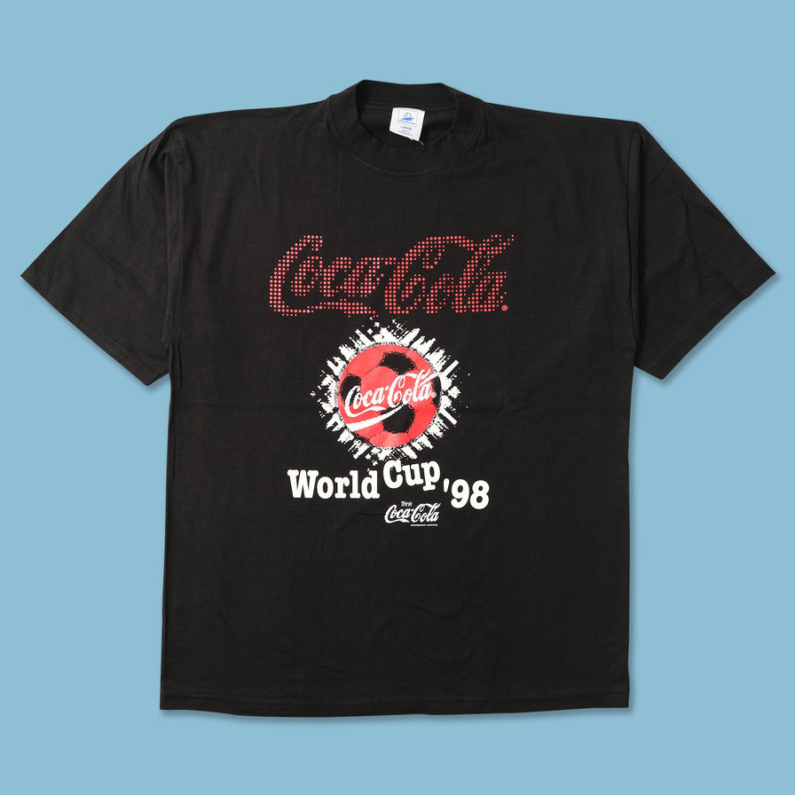 Vintage Coca Cola World Cup 98 T-Shirt Large Double Double Vintage
