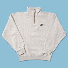 Vintage Women's Nike Q-Zip Sweater Small 
