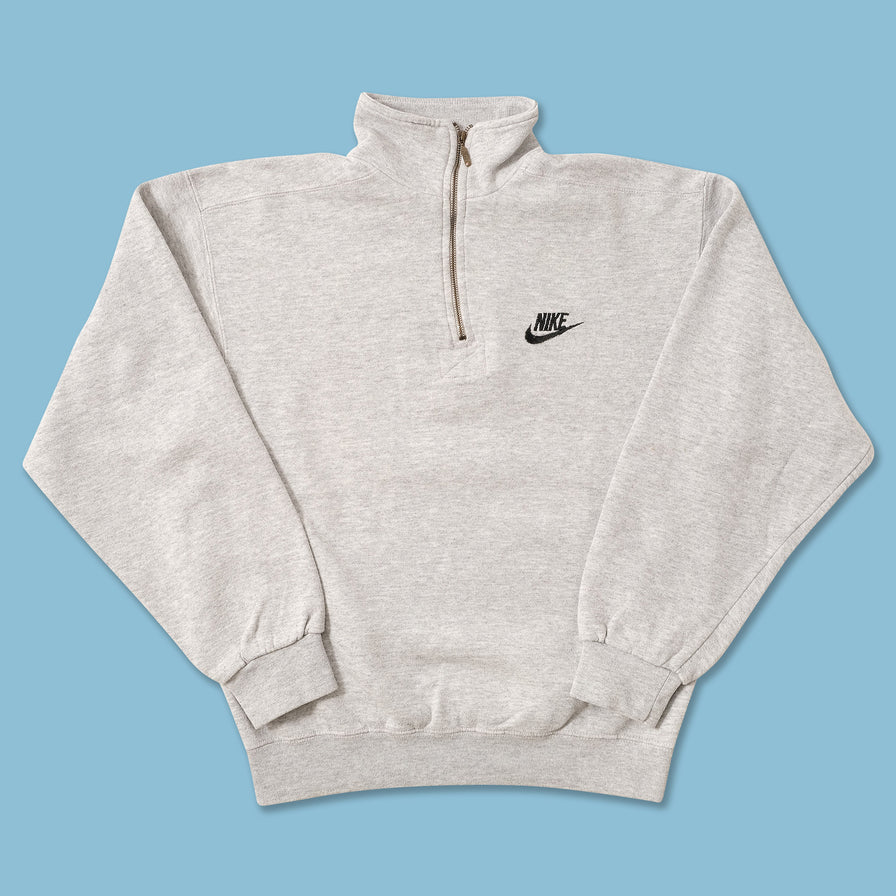 Vintage Women's Nike Q-Zip Sweater Small 