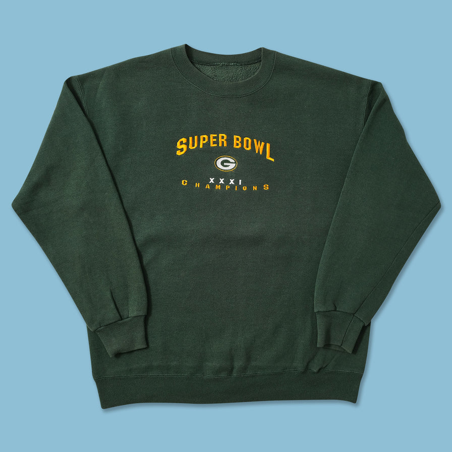 1997 Green Bay Packers Super Bowl Sweater Large 