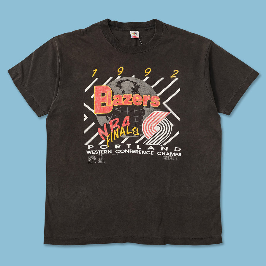 1992 Portland Trailblazers T-Shirt XLarge 