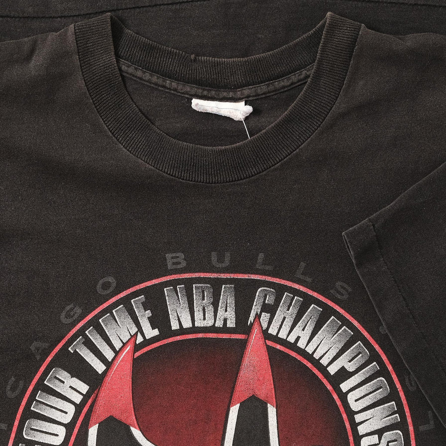 1996 Chicago Bulls Four Time Champions T-Shirt Large 