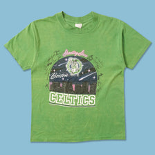 Vintage Boston Celtics Shooting Stars T-Shirt Small 