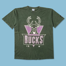 Vintage Starter Milwaukee Bucks T-Shirt Large 