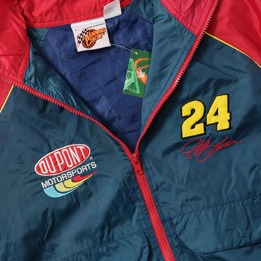 Vintage Jeff Gordon Racing Track Jacket Large 