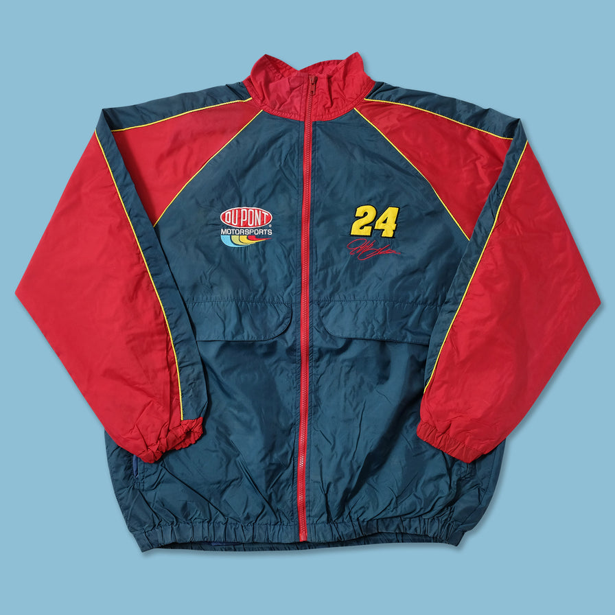 Vintage Jeff Gordon Racing Track Jacket Large 