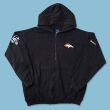 Vintage Reebok Denver Broncos Zip Hoody XLarge 