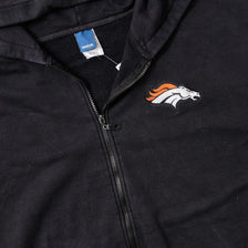 Vintage Reebok Denver Broncos Zip Hoody XLarge 