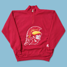 Vintage Starter Lined Q-Zip Pullover Large 