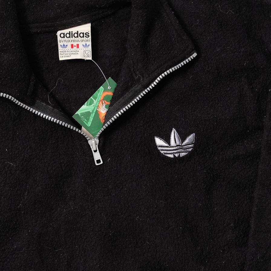 Vintage adidas Q-Zip Fleece Small 
