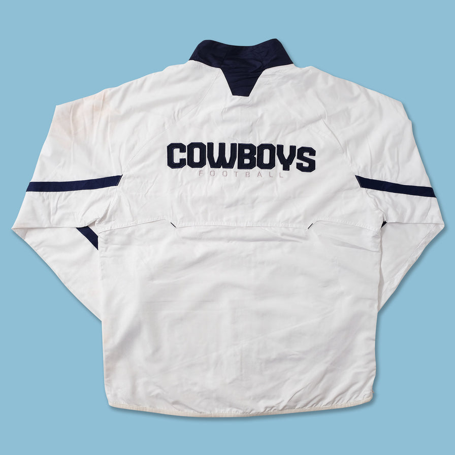 Vintage Dallas Cowboys Q-Zip Windbreaker Large 