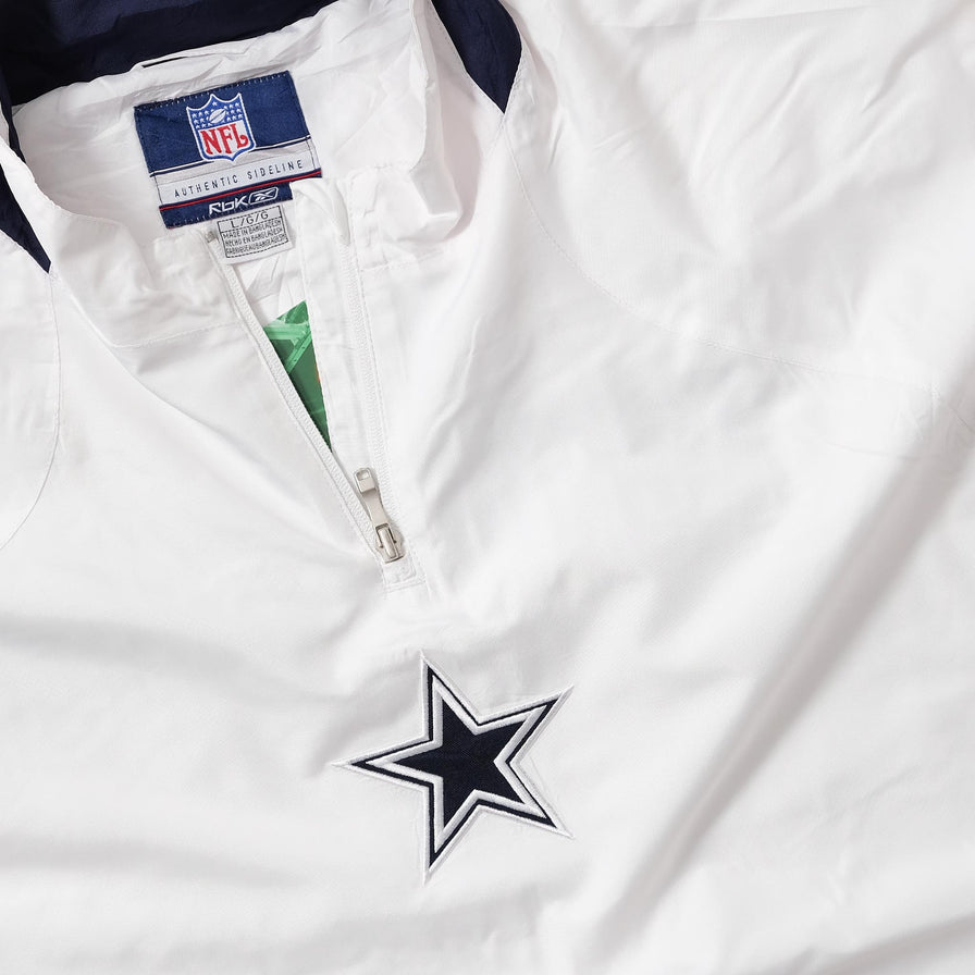 Vintage Dallas Cowboys Q-Zip Windbreaker Large 