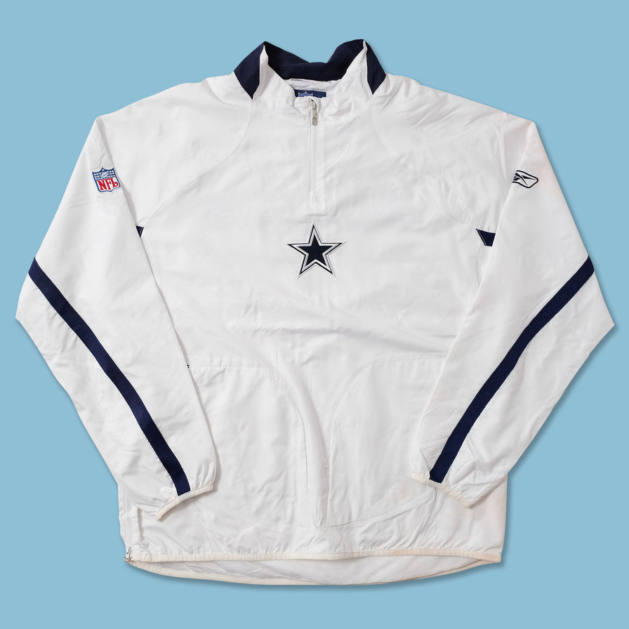 Vintage Dallas Cowboys Q-Zip Windbreaker Large 