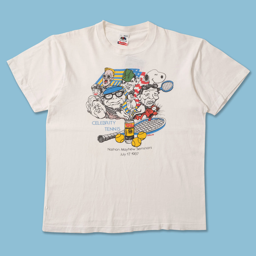 Vintage Celebrity Tennis T-Shirt Medium 