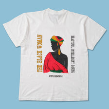 Vintage The Black Woman T-Shirt Small 