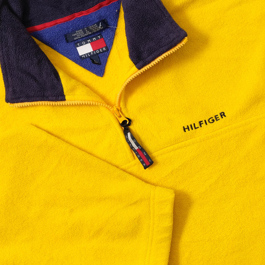 Vintage Tommy Hilfiger Q-Zip Fleece Large 