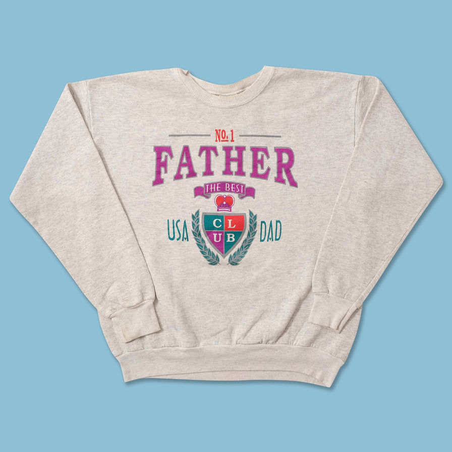 Vintage Best Father Sweater Large 