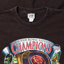 2002 New England Patriots T-Shirt XLarge 