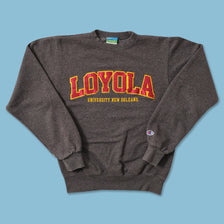 Vintage Champion Loyola University New Orleans Sweater XSmall 
