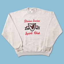Vintage Divine Savior Spirit Club Sweater Large 