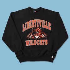 Vintage Russell Athletic Libertyville Wildcats Sweater Large 