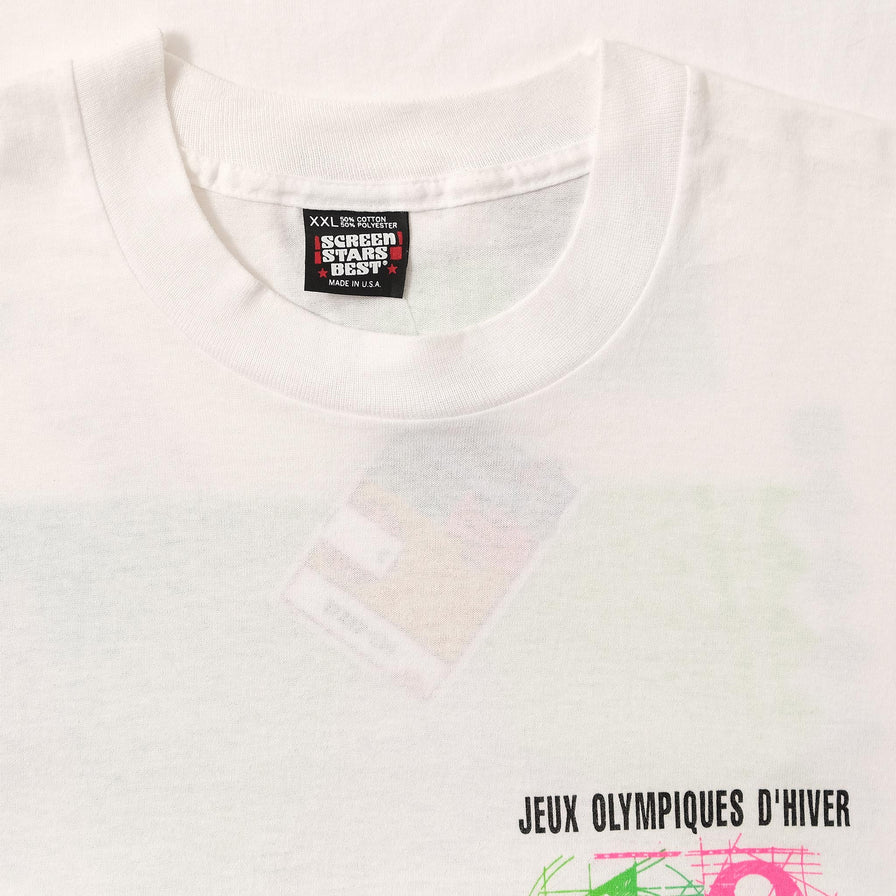 1992 Olympic Winter Games France T-Shirt XLarge 