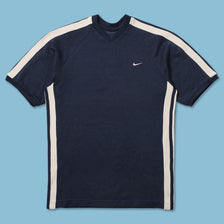 Vintage Nike Mini Swoosh V-Neck Jersey Small 