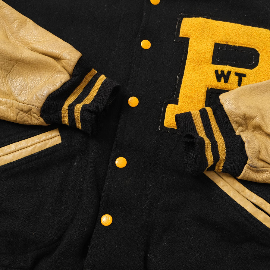 Vintage College Wool Jacket Medium 