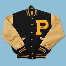 Vintage College Wool Jacket Medium 