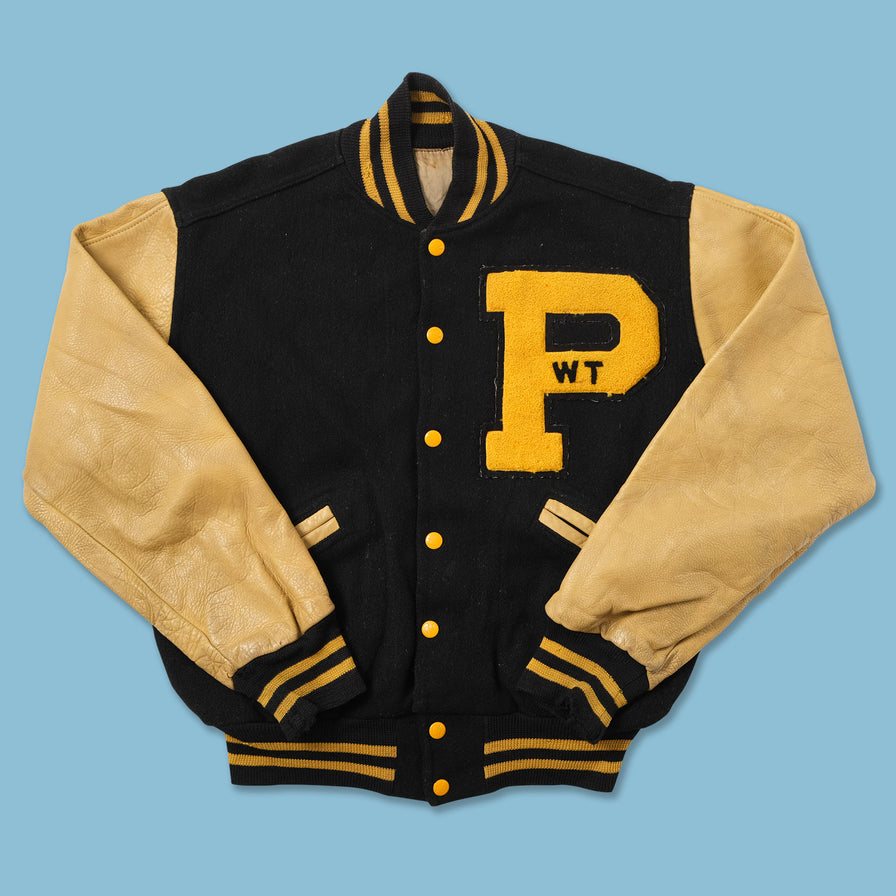 Vintage College Wool Jacket Medium 