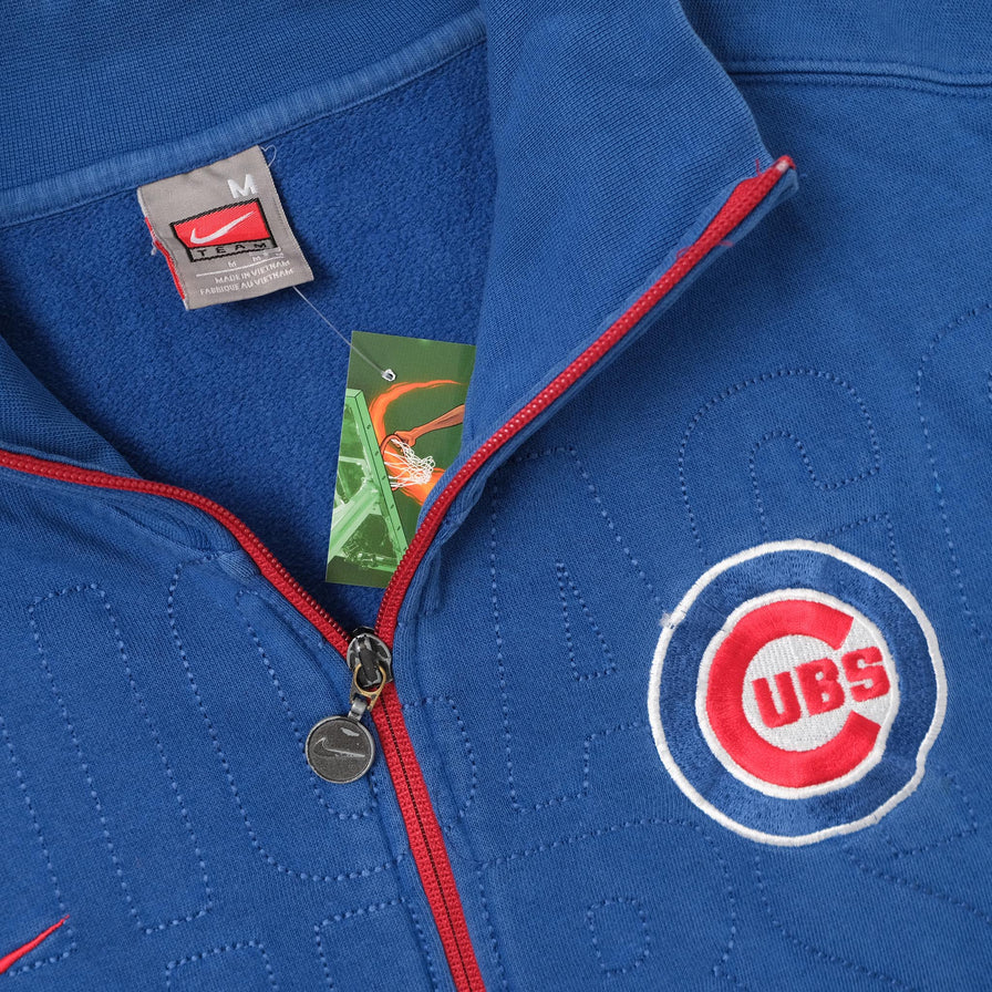 Vintage Nike Chicago Cubs Sweat Jacket Medium 
