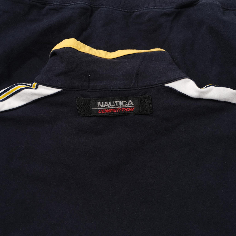 Vintage Nautica Competition Q-Zip Sweater XLarge 