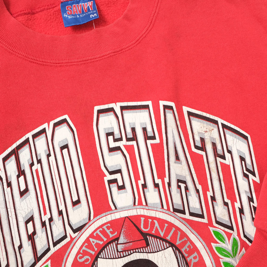 Vintage Women's Ohio State Buckeyes Sweater Small 
