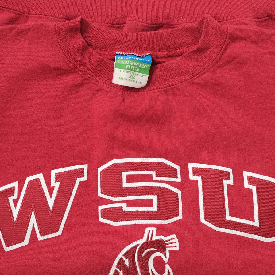 Vintage Champion WSU Cougars Sweater XSmall 