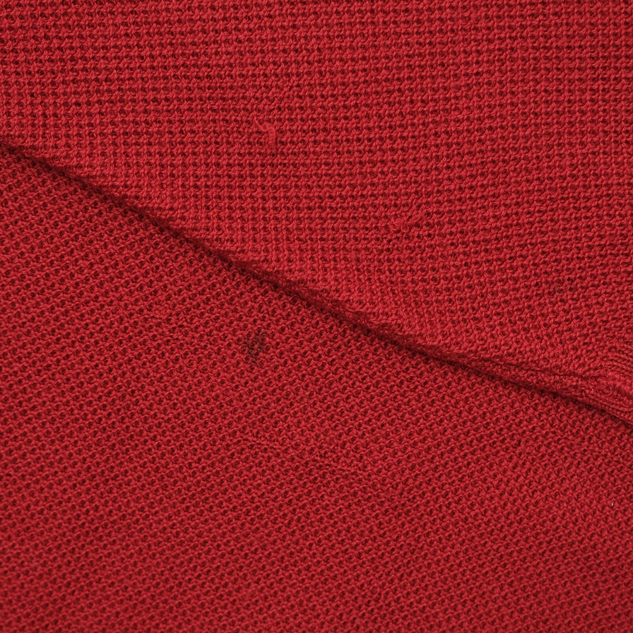 Vintage Lacoste V-Neck Knit Sweater XLarge 