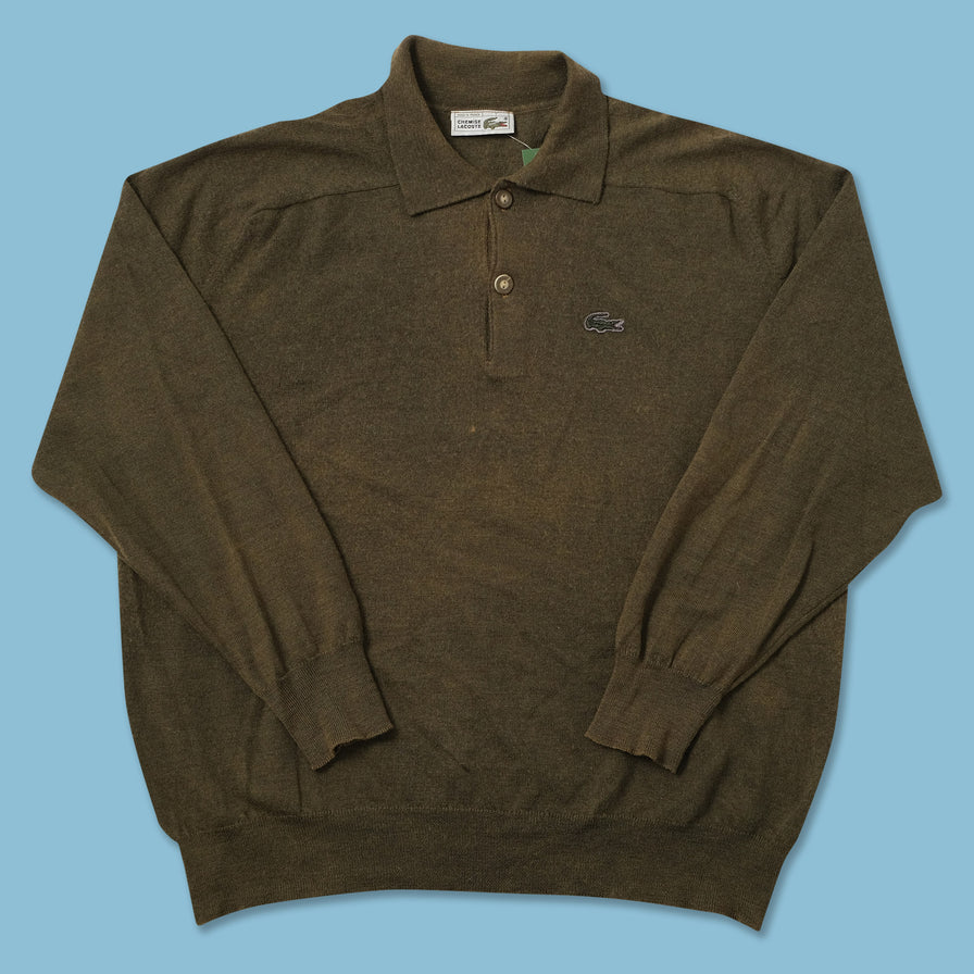Vintage Lacoste Knit Sweater Medium 