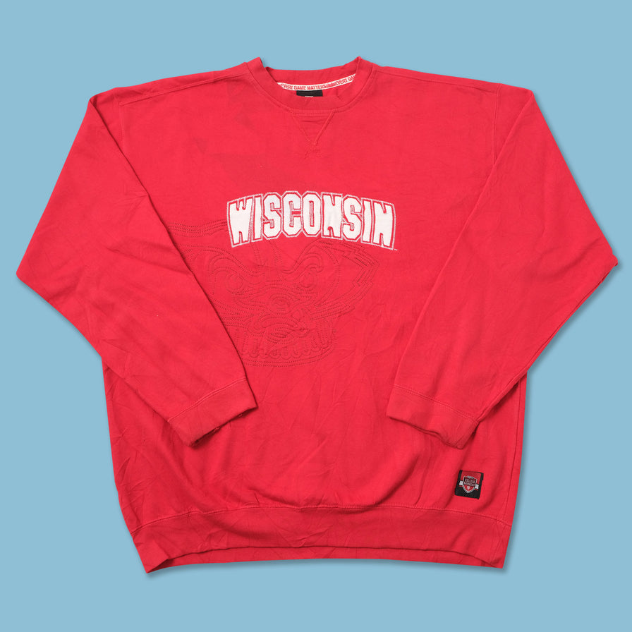 Vintage Wisconsin Badgers Sweater XLarge 