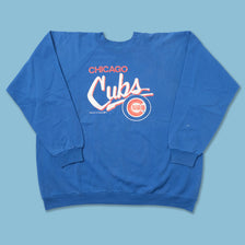 Vintage 1989 Chicago Cubs Sweater XLarge 